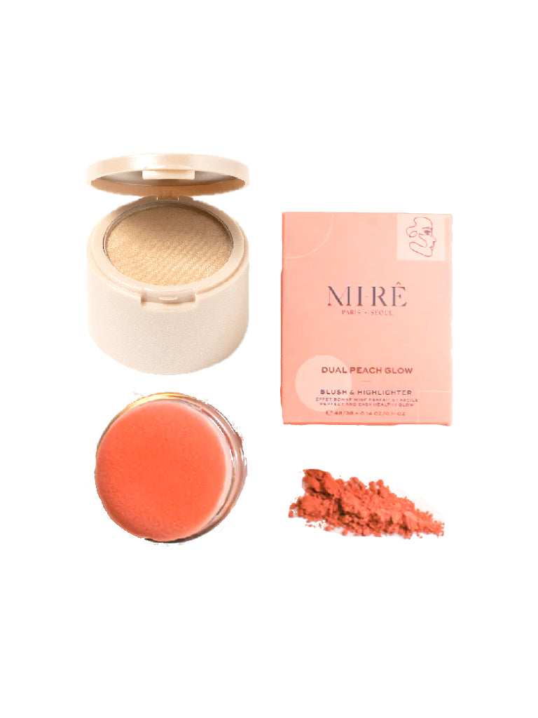 Dual Peach Glow + Highlighter